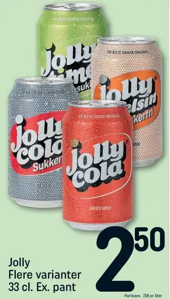 REMA 1000 Jolly flere varianter tilbud