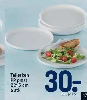Tallerken pp plast