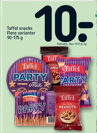 REMA 1000 Taffel snacks tilbud