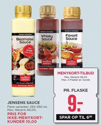 MENY Jensens Sauce tilbud