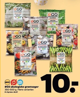 Netto Øko grøntsager tilbud