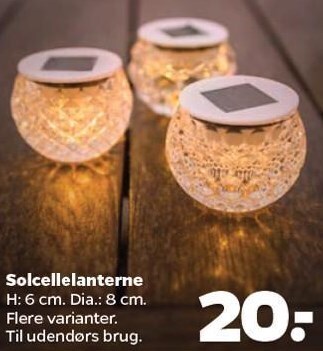 Netto Solcellelanterne tilbud