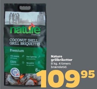 Netto Nature grillbriketter tilbud