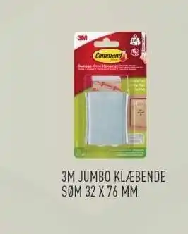 Johannes Fog 3m jumbo klæbende søm 32 x 76 mm tilbud