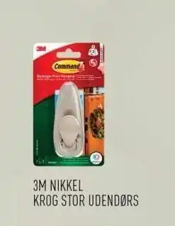3m nikkel krog stor udendørs