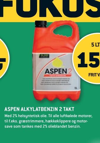 XL-BYG ASPEN ALKYLATBENZIN 2 TAKT tilbud