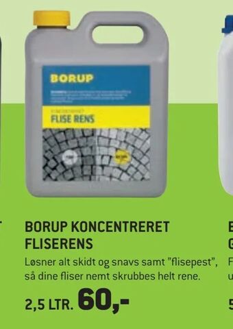 XL-BYG Borup koncentreret fliserens tilbud