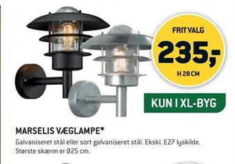 XL-BYG Marselis væglampe tilbud