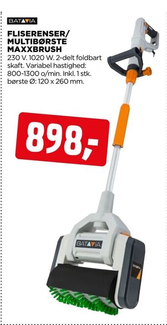 jem & fix Fliserenser/ multibørste maxxbrush tilbud