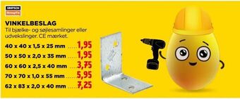 jem & fix Vinkelbeslag tilbud