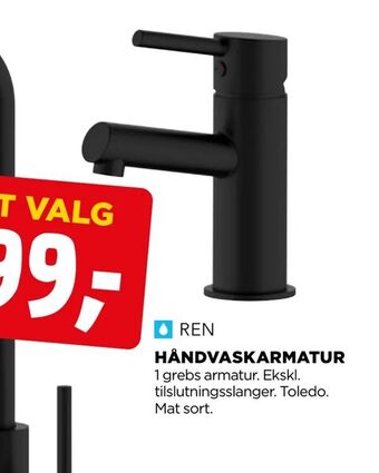 jem & fix Håndvaskarmatur tilbud