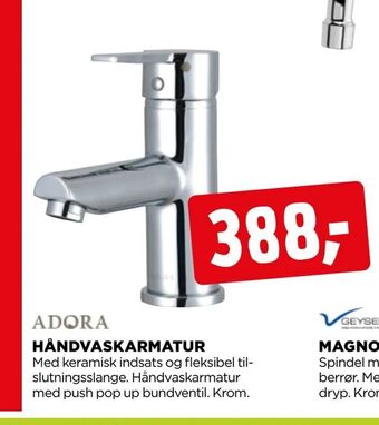 jem & fix Håndvaskarmatur tilbud