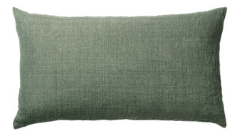 Cozy Living Gable hør pude 50x90 cm army