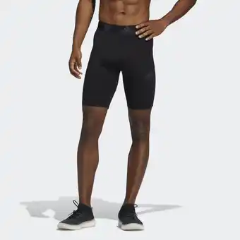 Adidas Techfit 3-Stripes korte tights - Adult tilbud