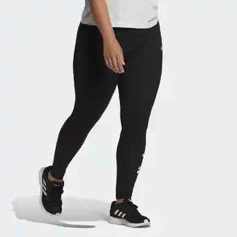 Adidas Essentials High-Waisted Logo Plus Size leggings - Adult tilbud