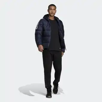 Adidas Essentials Midweight Down Hooded jakke - Adult tilbud