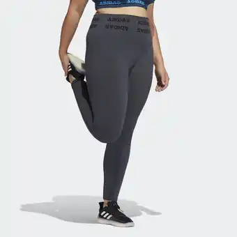 Adidas Training Aeroknit 7/8 High-Rise Plus Size tights - Adult tilbud