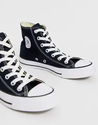 Sorte, højanklede sneakers fra Converse Chuck Taylor All Star