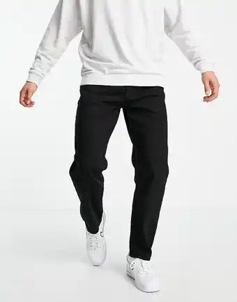 Asos Topman - Afslappede jeans i sort tilbud
