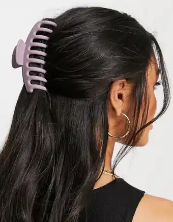 ASOS DESIGN - Hårklemme i mat lilla-Lyserød