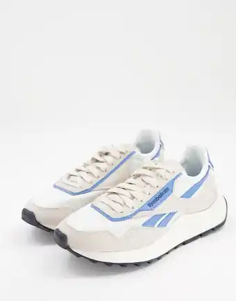 Asos Reebok - Classic Legacy AZ - Sneakers i beige og pudderblå-Neutral tilbud