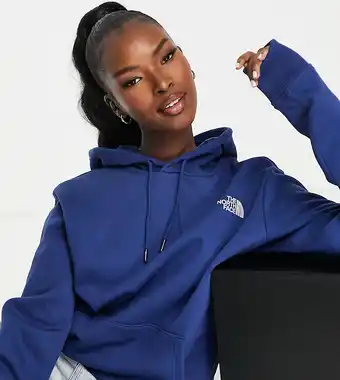 Asos The North Face - Vertical NSE - Blå hættetrøje - Kun hos ASOS tilbud