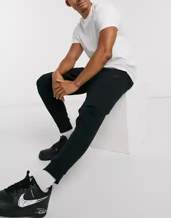 Asos Nike Tech - sorte fleecejoggingbukser tilbud