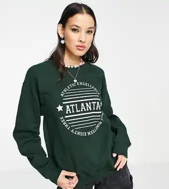 Asos Atlanta sweatshirt fra Daisy Street-Grøn tilbud