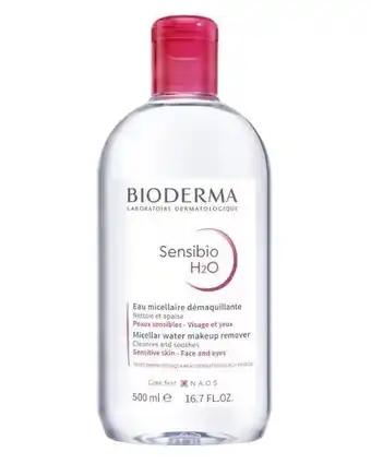 Bioderma Sensibio H2O Make-up-fjerner - Micellar Water - 500 ml