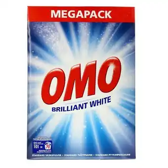 Omo Megapakke - Vaskepulver Brilliant White - Til hvid vask 4,9 kg.