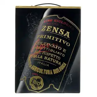 Zensa Primitivo BIO - Rødvin - Italien - 3 liter - Bag in box