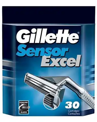 Gillette Sensor Excel Barberblade (30 stk)