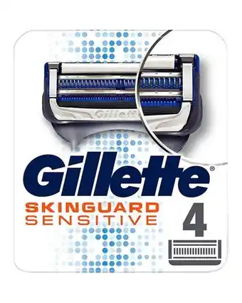 Gillette Fusion Skinguard Sensitive - 4-pak