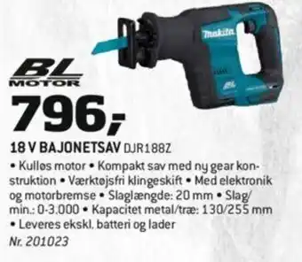 Bygma BL Motor 18 V Bajonetsav tilbud