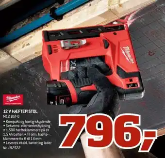 Bygma 12V Hæftepistol M12 BST-0 tilbud