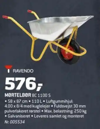 Mørtelbør BC 1100 S