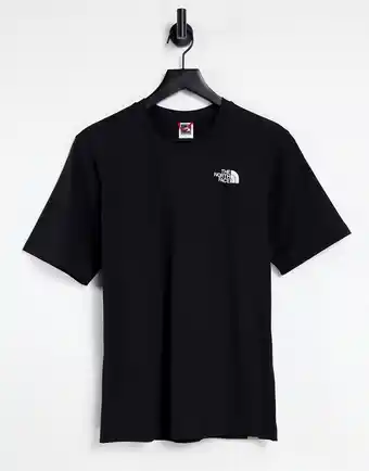 Asos The North Face - Simple Dome - Sort boyfriend-t-shirt tilbud