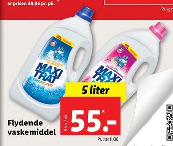 Lidl Flydende vaskemiddel tilbud