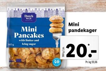 Lidl Mini pandekager tilbud