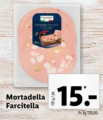 Lidl Mortadella Farcitella tilbud