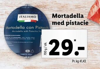 Lidl Mortadella med pistacie tilbud