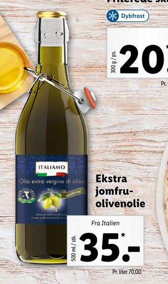 Lidl Ekstra jomfru- olivenolie tilbud