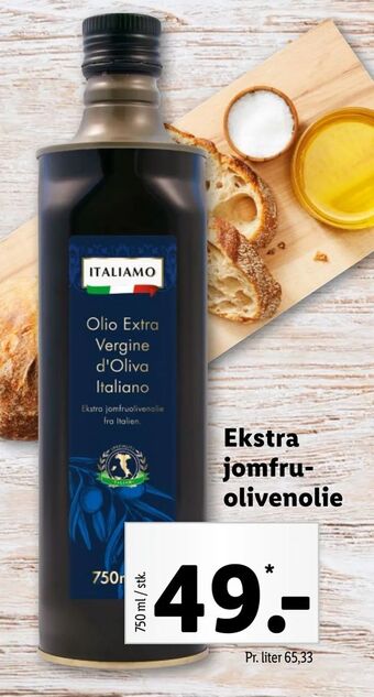 Lidl Ekstra jomfru- olivenolie tilbud