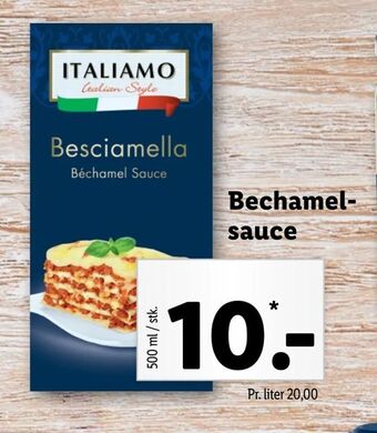 Lidl Bechamel- sauce tilbud