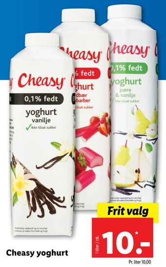 Lidl Cheasy yoghurt tilbud