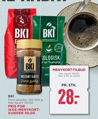 MENY BKI tilbud