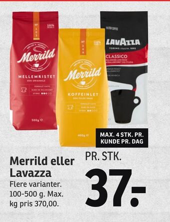 SPAR Merrild eller Lavazza tilbud