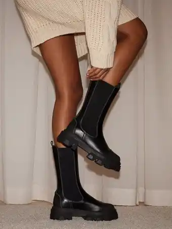 Nelly Pavement Teresa Chelsea boots Sort tilbud