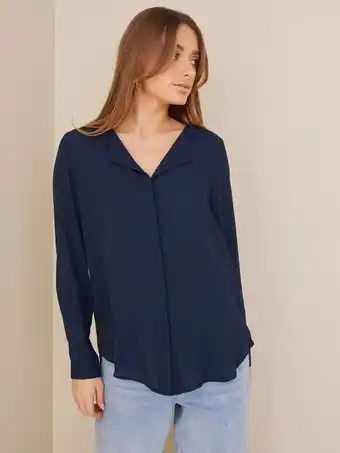 Vila Vilucy L/S Shirt - Noos Hverdagsbluser Blå