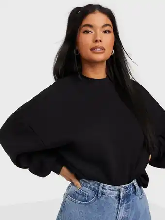 Nelly NLY Trend Perfect Chunky Sweater Sweatshirts Sort tilbud